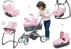 Set Kinderwagen Dreierkombination Powder Pink 3in1 Maxi Cosi&Quinny Smoby Mit Esszimmerstuhl, Schaukel Und Autositz 26 Set Kinderwagen Dreierkombination Powder Pink 3in1 Maxi Cosi&Quinny Smoby Mit Esszimmerstuhl, Schaukel Und Autositz -Smoby 253117set 1 smoby set 3