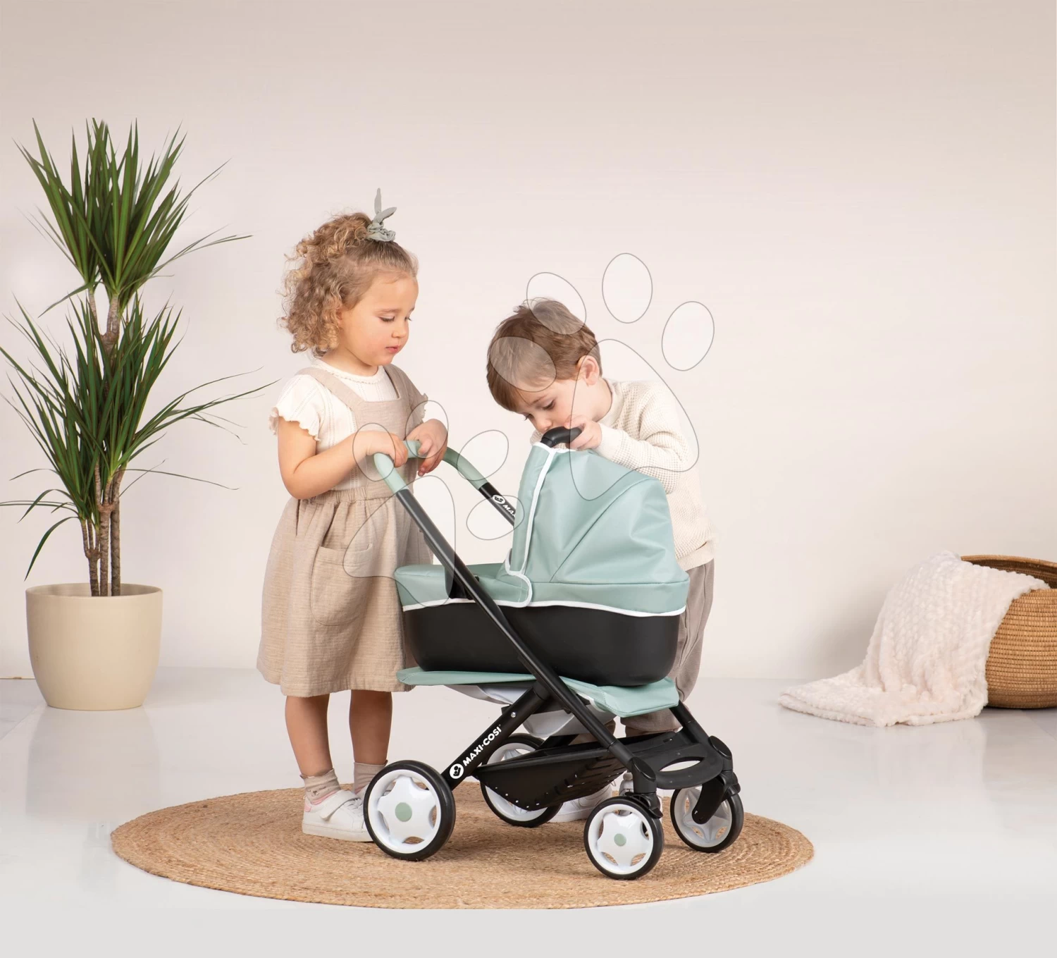 Set Elektronische Küche Mit Waschmaschine Und Bügelbrett Tefal Cleaning Kitchen 360° Smoby Und Ein Kinderwagen Dreifachkombination Maxi Cosi Mit Einem Stuhl, Einem Autositz Und Einer Schaukel SM311050-6 11 Set Elektronische Küche Mit Waschmaschine Und Bügelbrett Tefal Cleaning Kitchen 360° Smoby Und Ein Kinderwagen Dreifachkombination Maxi Cosi Mit Einem Stuhl, Einem Autositz Und Einer Schaukel SM311050-6 – Bild 11