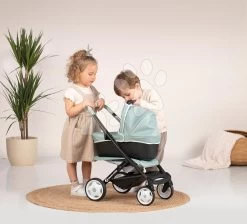 Kinderwagen Maxi Cosi 3in1 Pushchair+Pram Sage Smoby Tiefes/sportliches/tragbares Bett Für 42 Cm Große Puppe Oliv SM253120