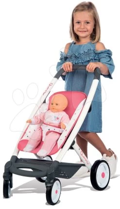 Set Pflegezentrum Für Puppe Violette Baby Nurse Smoby Und Der Tiefe Und Sportliche MaxiCosi & Quinny Puppenwagen -Smoby 253198 f smoby kocik