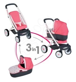 Puppenhaus-Set Violette Baby Nurse Large Doll's Play Center Smoby Und Puppenwagen Tief Und Sportlich Trio Pastell Maxi Cosi&Quinny 24 Puppenhaus-Set Violette Baby Nurse Large Doll's Play Center Smoby Und Puppenwagen Tief Und Sportlich Trio Pastell Maxi Cosi&Quinny -Smoby 253198 i smoby kocik 2