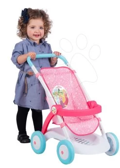 Sport-Puppenwagen Pastel Prinzessinnen Disney Smoby Für 42 Cm Puppe Mit Einer Griffhöhe Von 58 Cm 57 * 38 * 58 Cm Ab 18 Monaten