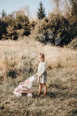 Set Spielhaus Für Die Puppe Large Doll's Play Center Natur D'Amour Baby Nurse Smoby Und Ein Kindersportwagen Mit Schlafsack Und Einer 32-cm-Puppe 220376-24 -Smoby 254018 e smoby bugy kocik 1