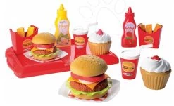 Küchenset Cherry Special Smoby Mit Sound Und Kaffeemaschine Und Set Von Burgern 100% Chef -Smoby 2623 a ecoiffier hamburger set