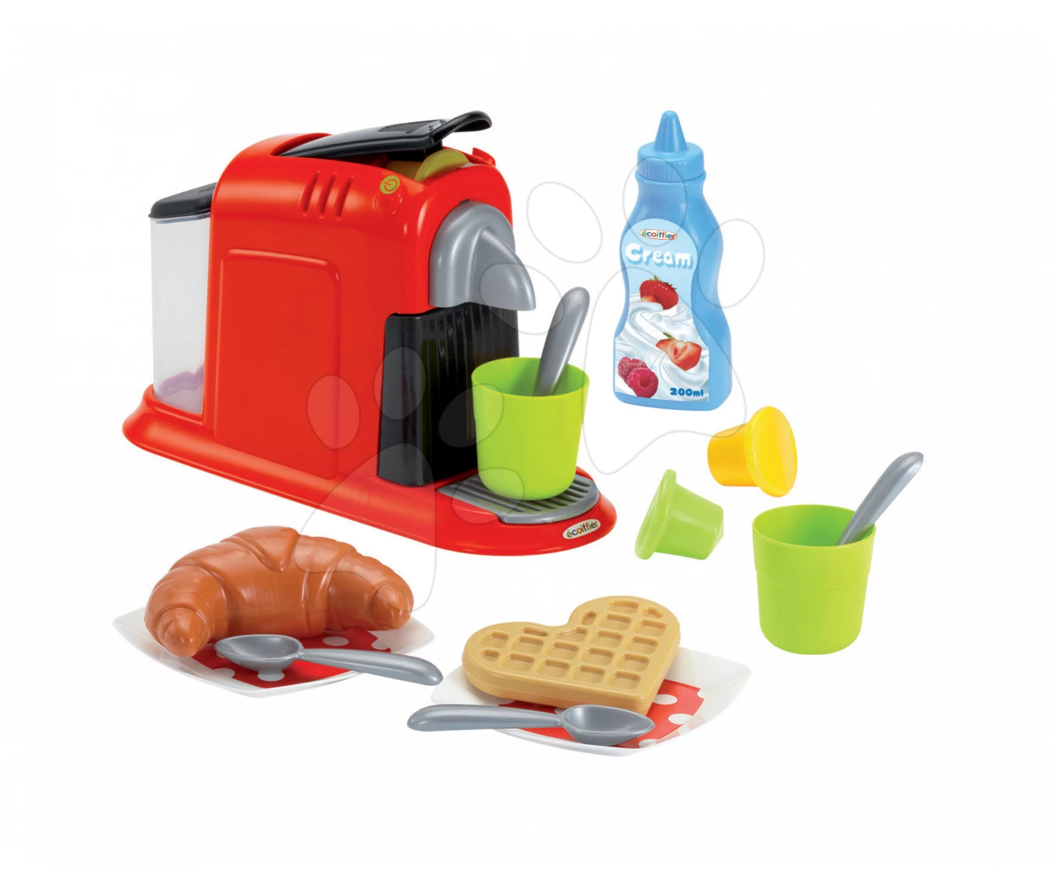 Rutscher-Set Scooter Pink Smoby Mit Gummirädern Und Waffeleisen Mit Mixer, Kaffeemaschine Und Waffeln Mit 28 Zubehörteilen Ab 18 Mon 7 Rutscher-Set Scooter Pink Smoby Mit Gummirädern Und Waffeleisen Mit Mixer, Kaffeemaschine Und Waffeln Mit 28 Zubehörteilen Ab 18 Mon – Bild 7