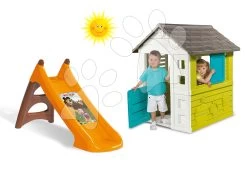 Rutschenset Smoby Toboggan XS Länge 90 Cm Und Haus Pretty Blue Ab 24 Monaten -Smoby 27062016 772b3a378d59157cc9ad7ce17ff9adc4