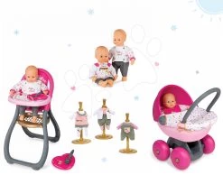 Puppenset Baby Nurse Gold Edition Smoby Mit Esszimmerstuhl, Tiefem Puppenwagen Und 1 Kleid -Smoby 28122016 6f01b1b8fc744982e017a94356080cd6