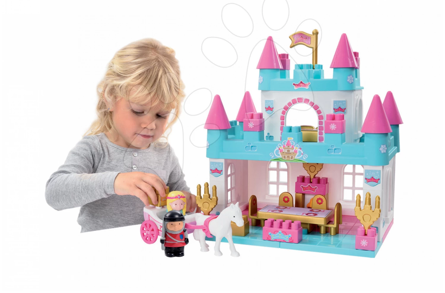 Rutscher-Set Scooter Rosa Smoby Mit Gummirädern Und Bausatz Schloss Für Prinzessin Mit Kutsche Und Prinzessin Ab 18 Monaten 19 Rutscher-Set Scooter Rosa Smoby Mit Gummirädern Und Bausatz Schloss Für Prinzessin Mit Kutsche Und Prinzessin Ab 18 Monaten – Bild 19