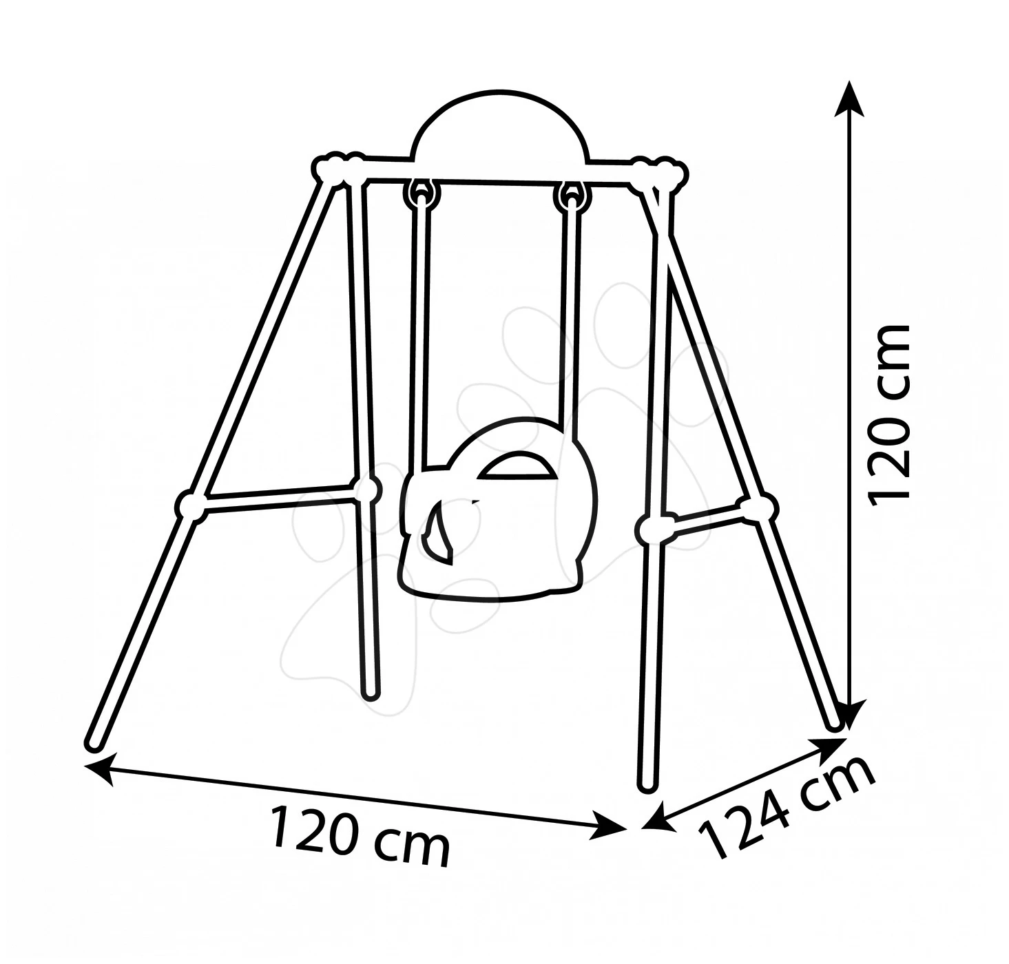 Rutschenset Toboggan XS Blau Smoby Schaukel Mit Metallkonstruktion 5 Rutschenset Toboggan XS Blau Smoby Schaukel Mit Metallkonstruktion – Bild 5