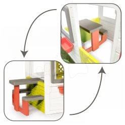 Rutschenset Toboggan XL Mit Wasser Smoby And Friends House Mit Küche Und Garten -Smoby 310209 g smoby domcek