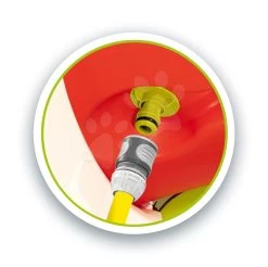 Set 2 Mittlere Rutschen, Toboggan Stück Smoby 150 Cm Mit Springbrunnen Rot Und Türkis Ab 2 Jahren -Smoby 310262 1 g smoby smyklavka