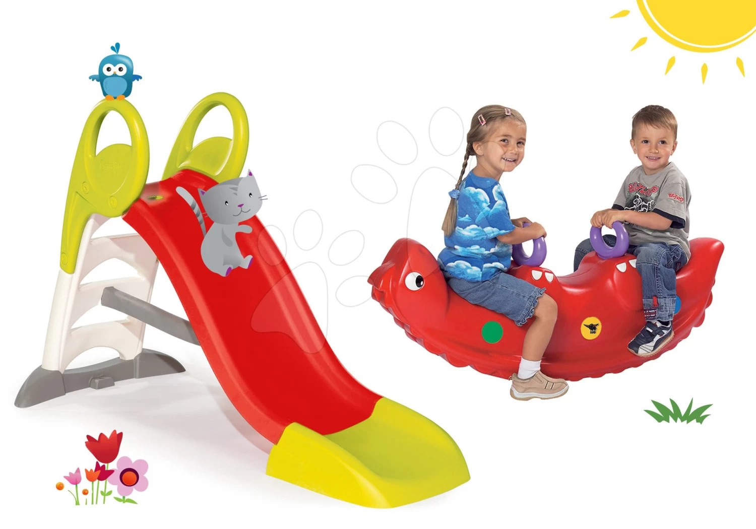 Rutschenset Toboggan KS Smoby Länge 150 Cm Und Doppelseitige Dinosaurierschaukel Ab 24 Monaten 16 Rutschenset Toboggan KS Smoby Länge 150 Cm Und Doppelseitige Dinosaurierschaukel Ab 24 Monaten – Bild 16