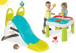 Rutschenset Toboggan KS Smoby Länge 1,5 M Und Tisch Wasser&Sand Ab 24 Monaten -Smoby 310269set 3 smoby set 2