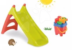 Rutschenset Toboggan XS Smoby Länge 90 Cm Und Ein Eimerset Mit Einer Mühle 15 Rutschenset Toboggan XS Smoby Länge 90 Cm Und Ein Eimerset Mit Einer Mühle -Smoby 310270 1 smoby set