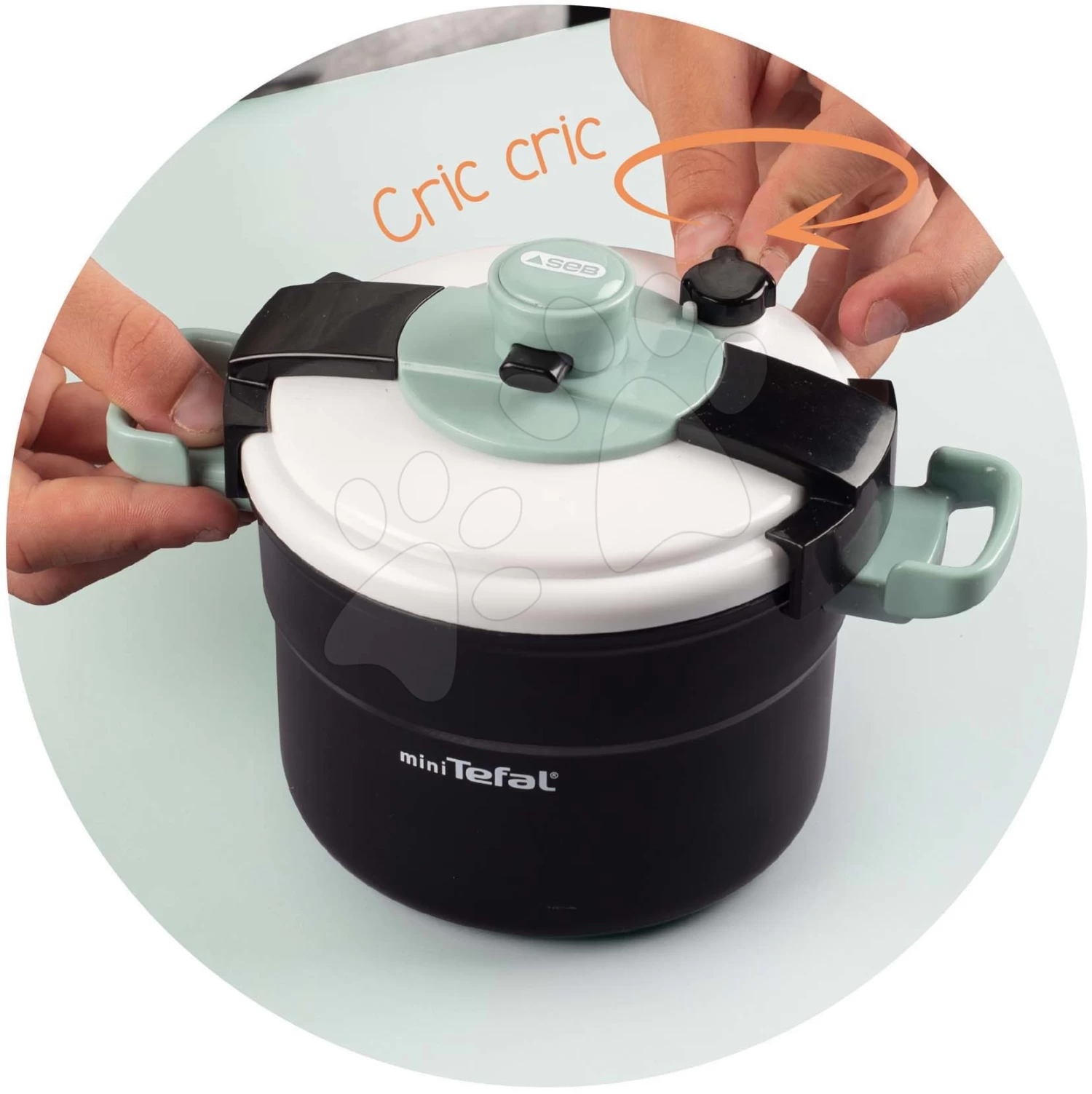Dampfkochtopf Tefal Clipso Pressure Cooker Smoby Mit Grau-olivem Öffnungssystem 7 Dampfkochtopf Tefal Clipso Pressure Cooker Smoby Mit Grau-olivem Öffnungssystem – Bild 7
