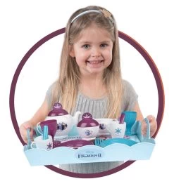 Serviertablett Frozen 2 Disney XL Tea Time Smoby Mit 17 Zubehörteilen