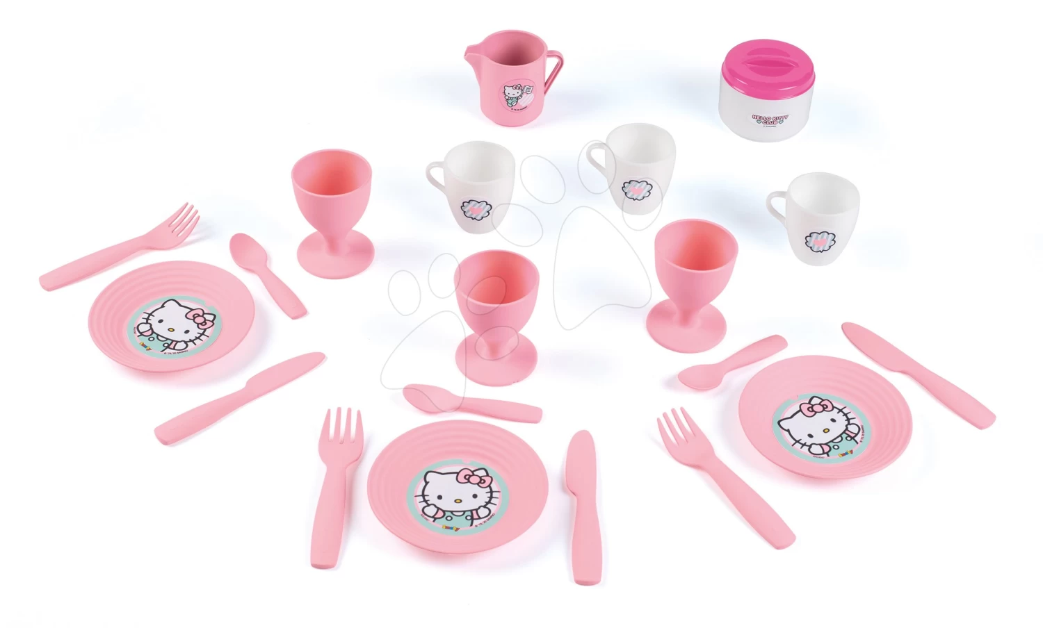 Korb Mit Lunchset Hello Kitty Smoby Mit 21 Zubehörteilen 2 Korb Mit Lunchset Hello Kitty Smoby Mit 21 Zubehörteilen – Bild 2