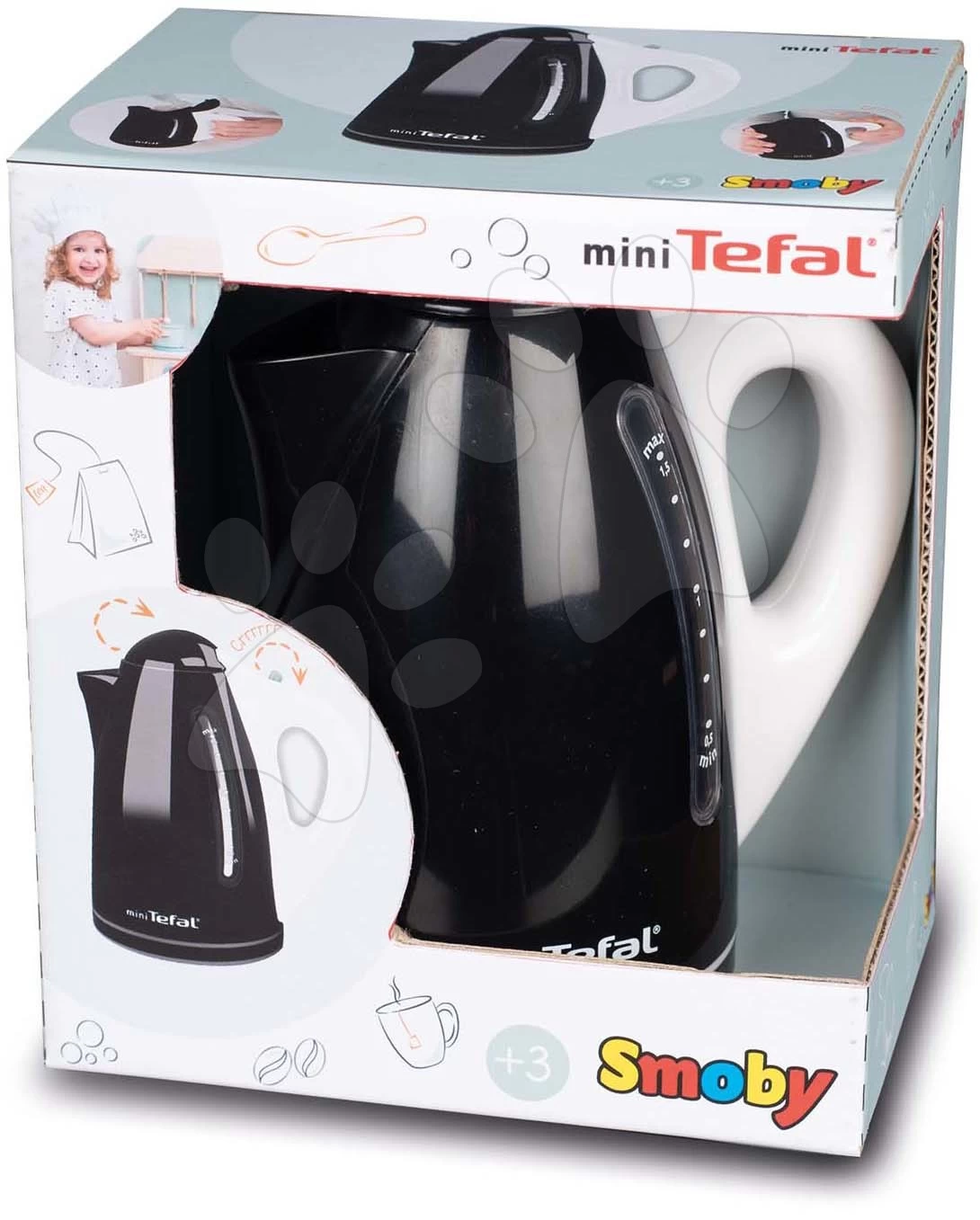 SMOBY Schnellkochkanne Tefal Kettle Express Mit Mechanischem Sound Grau-oliv SM310543 5 SMOBY Schnellkochkanne Tefal Kettle Express Mit Mechanischem Sound Grau-oliv SM310543 – Bild 5