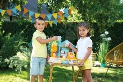 Strandbar Mit Eis Beach Bar Smoby Coole Snacks Im Verkaufsstand Mit Kasse Mit 38 Accessoires -Smoby 310545 d smoby bar