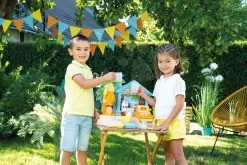 Strandbar Mit Eis Beach Bar Smoby Coole Snacks Im Verkaufsstand Mit Kasse Mit 38 Accessoires -Smoby 310545 g smoby bar