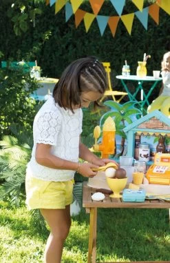 Strandbar Mit Eis Beach Bar Smoby Coole Snacks Im Verkaufsstand Mit Kasse Mit 38 Accessoires -Smoby 310545 j smoby bar