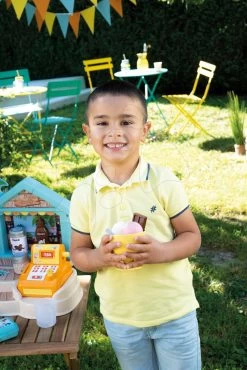 Strandbar Mit Eis Beach Bar Smoby Coole Snacks Im Verkaufsstand Mit Kasse Mit 38 Accessoires -Smoby 310545 q smoby bar