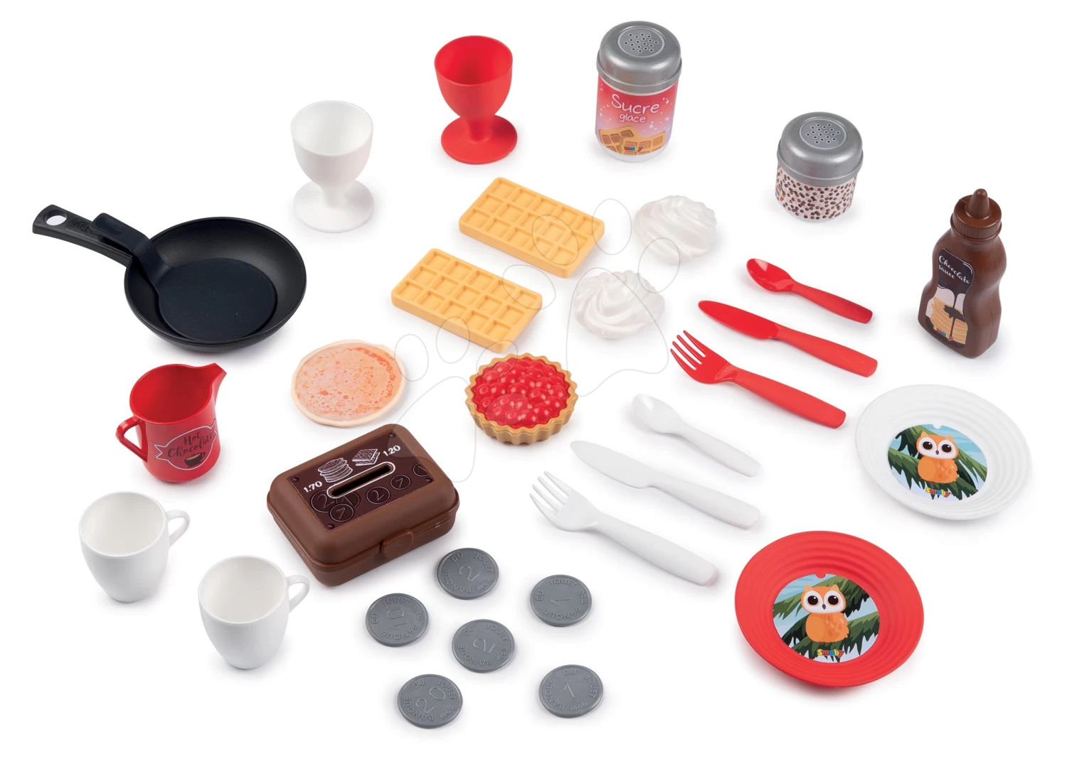 Berghütte Pfannkuchenhaus Winter Chalett Smoby Mit Waffeleisen Und Herd Mit 30 Zubehörteilen