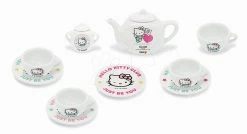 Porzellan Teeservice Hello Kitty Smoby 12 - Teilig Aus Qualitätsporzellan -Smoby 310596 e smoby cajova suprava