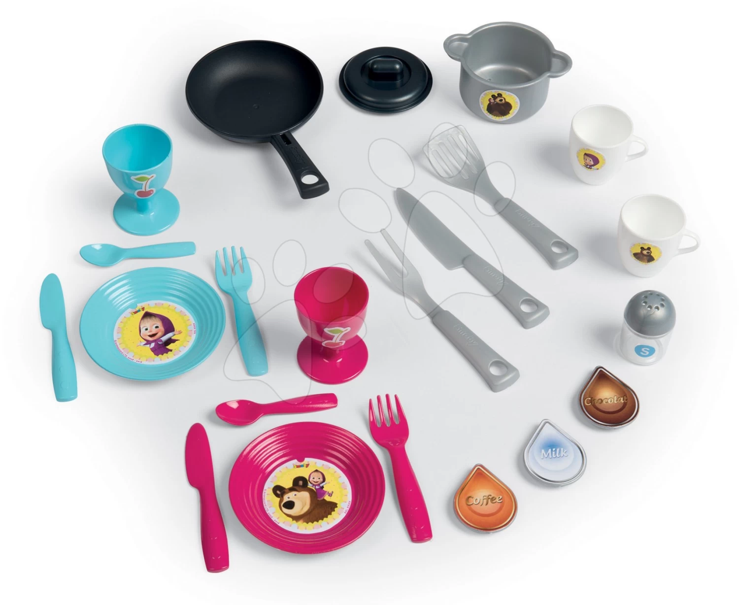 SMOBY Baby Nurse Gold Edition Puppenwickelwagen-Set Mit Kinderbett, Puppe 32 Cm Und Küche Mascha Und Der Bär Ab 18 Monaten 12 SMOBY Baby Nurse Gold Edition Puppenwickelwagen-Set Mit Kinderbett, Puppe 32 Cm Und Küche Mascha Und Der Bär Ab 18 Monaten – Bild 12