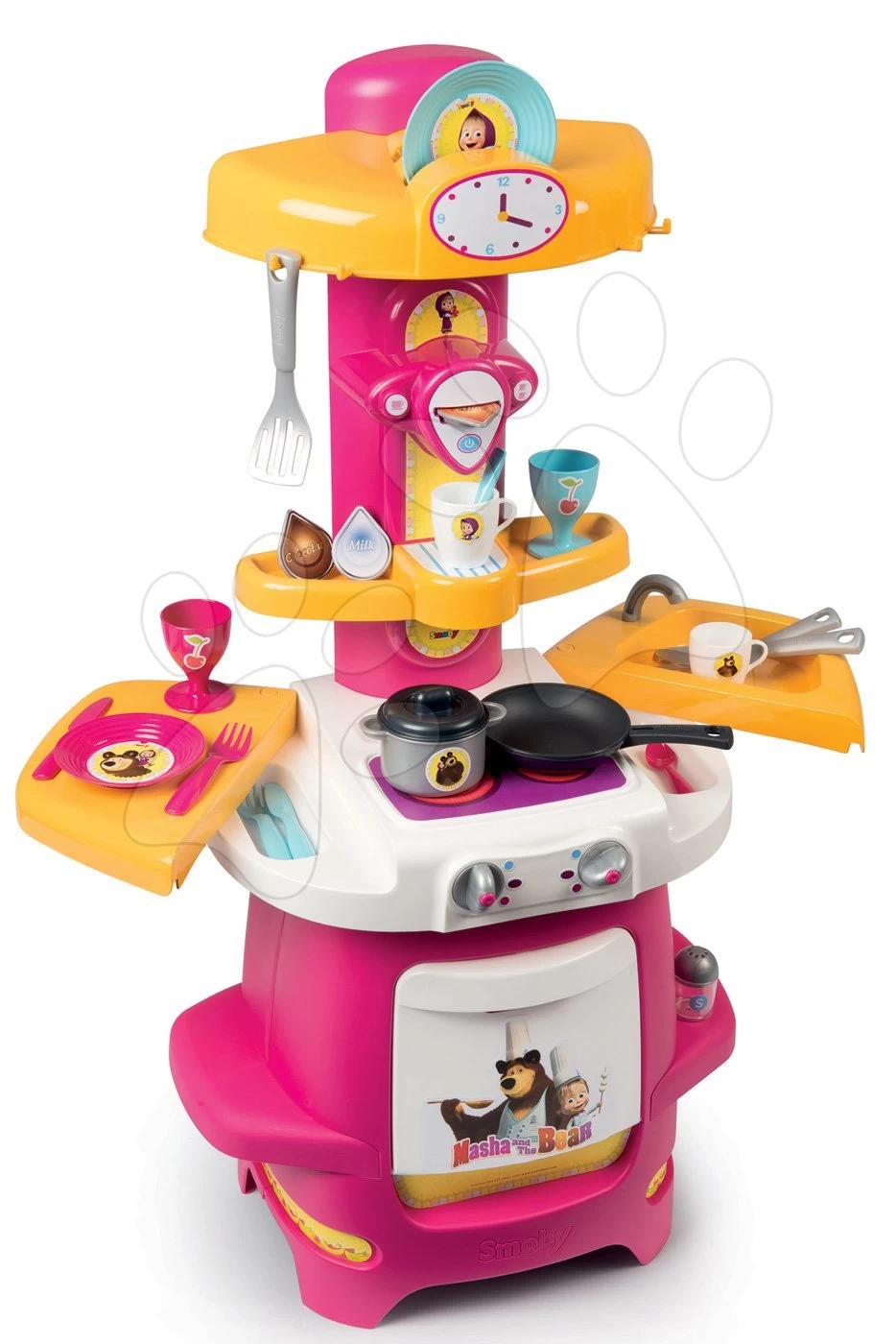 SMOBY Baby Nurse Gold Edition Puppenwickelwagen-Set Mit Kinderbett, Puppe 32 Cm Und Küche Mascha Und Der Bär Ab 18 Monaten 13 SMOBY Baby Nurse Gold Edition Puppenwickelwagen-Set Mit Kinderbett, Puppe 32 Cm Und Küche Mascha Und Der Bär Ab 18 Monaten – Bild 13