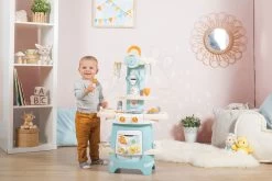 Didaktische Küche Für Die Kleinsten Ptitoo Smoby Mit Formwürfeln Und Sounduhr Ab 18 Monaten -Smoby 310717 e smoby kuchynka 1