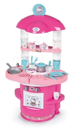 Küche Für Die Kleinsten Hello Kitty Cooky Smoby Mit 17 Zubehörteilen Ab 18 Monaten -Smoby 310721 d smoby kuchynka