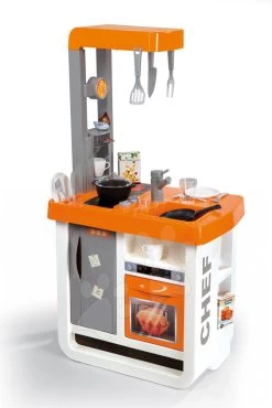 Küchenset Bon Appétit Chef Smoby Mit Kühlschrank Und Kaffeemaschine Und Waffeleisen Mit Mixer Und Kaffeemaschine -Smoby 310803 a smoby kuchynka 1