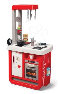 SMOBY Set Elektronische Küche Bon Appetit Mit Kaffeemaschine Und Der Fresh City Market Mit Elektronischer Registrierkasse -Smoby 310819 a smoby kuchynka 4