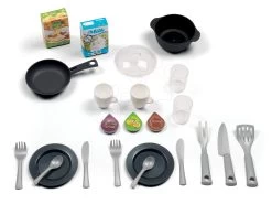 SMOBY Set Elektronische Küche Bon Appetit Mit Kaffeemaschine Und Der Fresh City Market Mit Elektronischer Registrierkasse -Smoby 310819 c smoby kuchynka 4