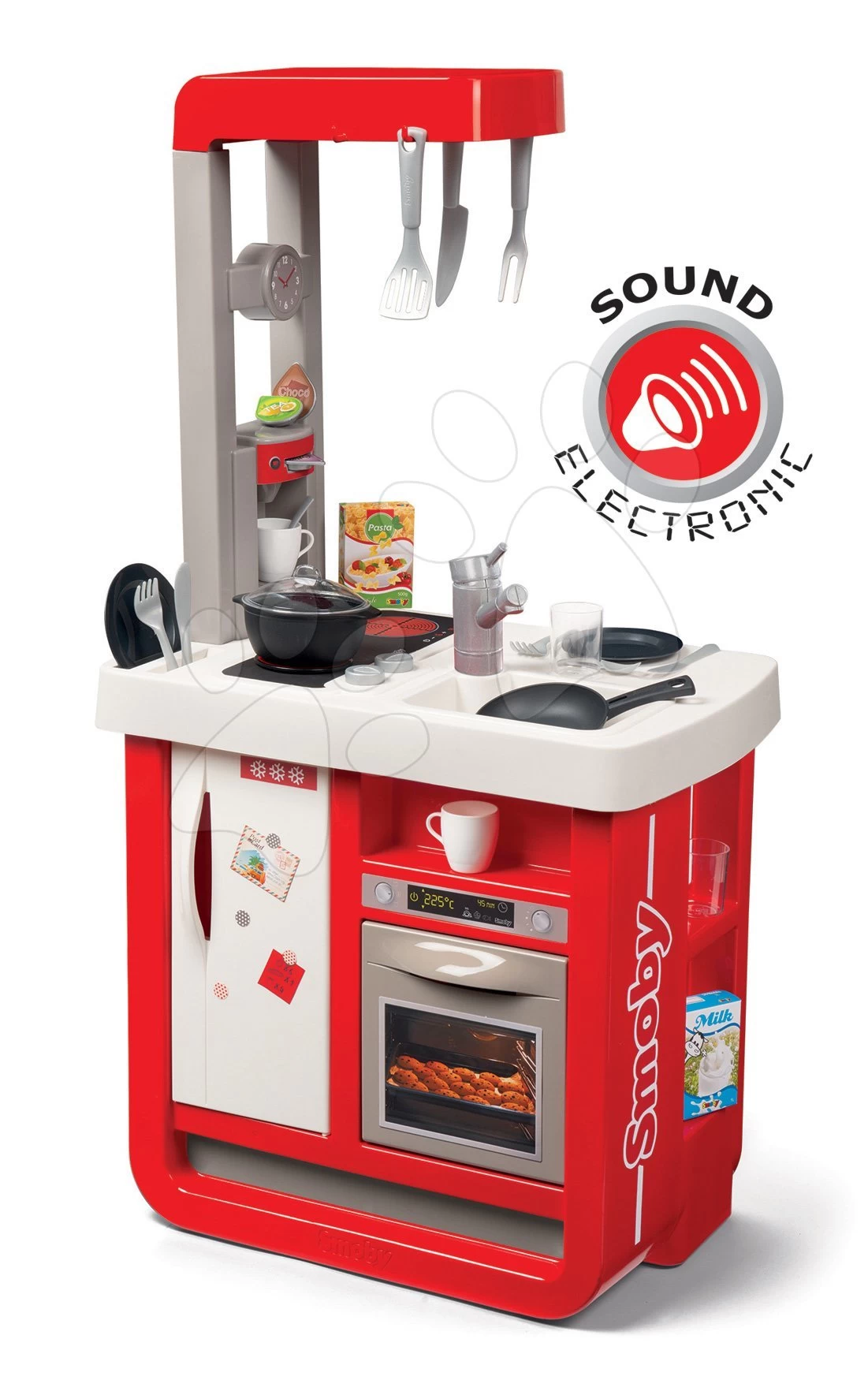 SMOBY Set Elektronische Küche Bon Appetit Mit Kaffeemaschine Und Ein Reinigungswagen Mit Eimer 1 SMOBY Set Elektronische Küche Bon Appetit Mit Kaffeemaschine Und Ein Reinigungswagen Mit Eimer