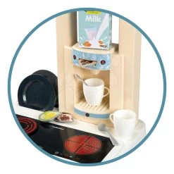 Set Spielküche Mit Sound Bon Appetit Kitchen Grey Smoby Mit Arzttheke Und Puppe -Smoby 310823 j smoby kuchynka 3