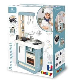 Set Spielküche Mit Sound Bon Appetit Kitchen Grey Smoby Mit Arzttheke Und Puppe -Smoby 310823 n smoby kuchynka 1
