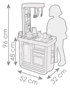 Elektronische Küche Bon Appetit Kitchen Smoby Mit Kaffeemaschine Und Kühlschrank Mit Backofen 23 Zubehör 96 Cm Höhe/49 Cm Theke 22 Elektronische Küche Bon Appetit Kitchen Smoby Mit Kaffeemaschine Und Kühlschrank Mit Backofen 23 Zubehör 96 Cm Höhe/49 Cm Theke -Smoby 310824 k smoby kuchynka