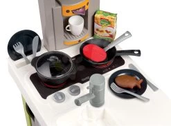 Küchenset Cherry Kitchen Smoby Mit Sounds Und Kaffeemaschine Und Black&Decker 3in1 Faltwerkstatt -Smoby 310909 f smoby kuchynka 6