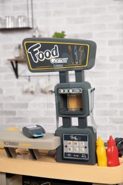 Set Restaurant Mit Spielküche Food Corner Smoby Doppelseitig Mit Hamburger-Menü Von McDonald's Und Eis 38 Set Restaurant Mit Spielküche Food Corner Smoby Doppelseitig Mit Hamburger-Menü Von McDonald's Und Eis -Smoby 310910 q smoby kuchynka 3