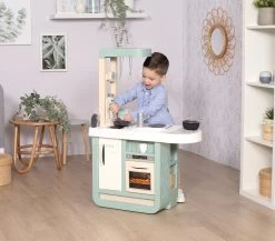 Set Spielküche Mit Sounds Cherry Kitchen Green Smoby Mit Elektronischem Supermarkt Und Einkaufswagen 30 Set Spielküche Mit Sounds Cherry Kitchen Green Smoby Mit Elektronischem Supermarkt Und Einkaufswagen -Smoby 310911 d smoby kuchynka 4