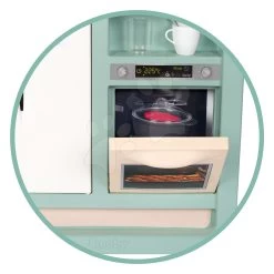 Spielküche Mit Sounds Cherry Kitchen Green Smoby Mit Esstisch, Backofen Und Kühlschrank Mit 25 Zubehörteilen -Smoby 310911 j smoby kuchynka 1