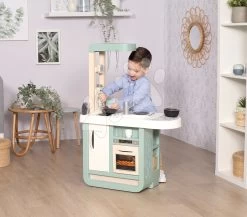 Spielküche Mit Elektronischen Funktionen Cherry Kitchen Smoby Mit Esstheke Und Elektrogeräten, 25 Zubehörteile - 96 Cm Höhe/49 Cm Theke -Smoby 310914 c smoby kuchynka