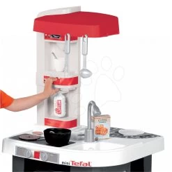 Küche Tefal Studio Smoby Elektronisch Mit Sounds, Mit Soda-Maschine, Gerösteten Lebensmitteln Und 27 Zubehörteilen Rot Und Weiss -Smoby 311003 f smoby kuchynka