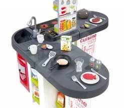 Set Kleine Küche Tefal Studio XXL Smoby Elektronisch Mit Magischem Sprudeln Und Lunchset Mit Geschirrtrockner -Smoby 311018 c smoby kuchynka 5