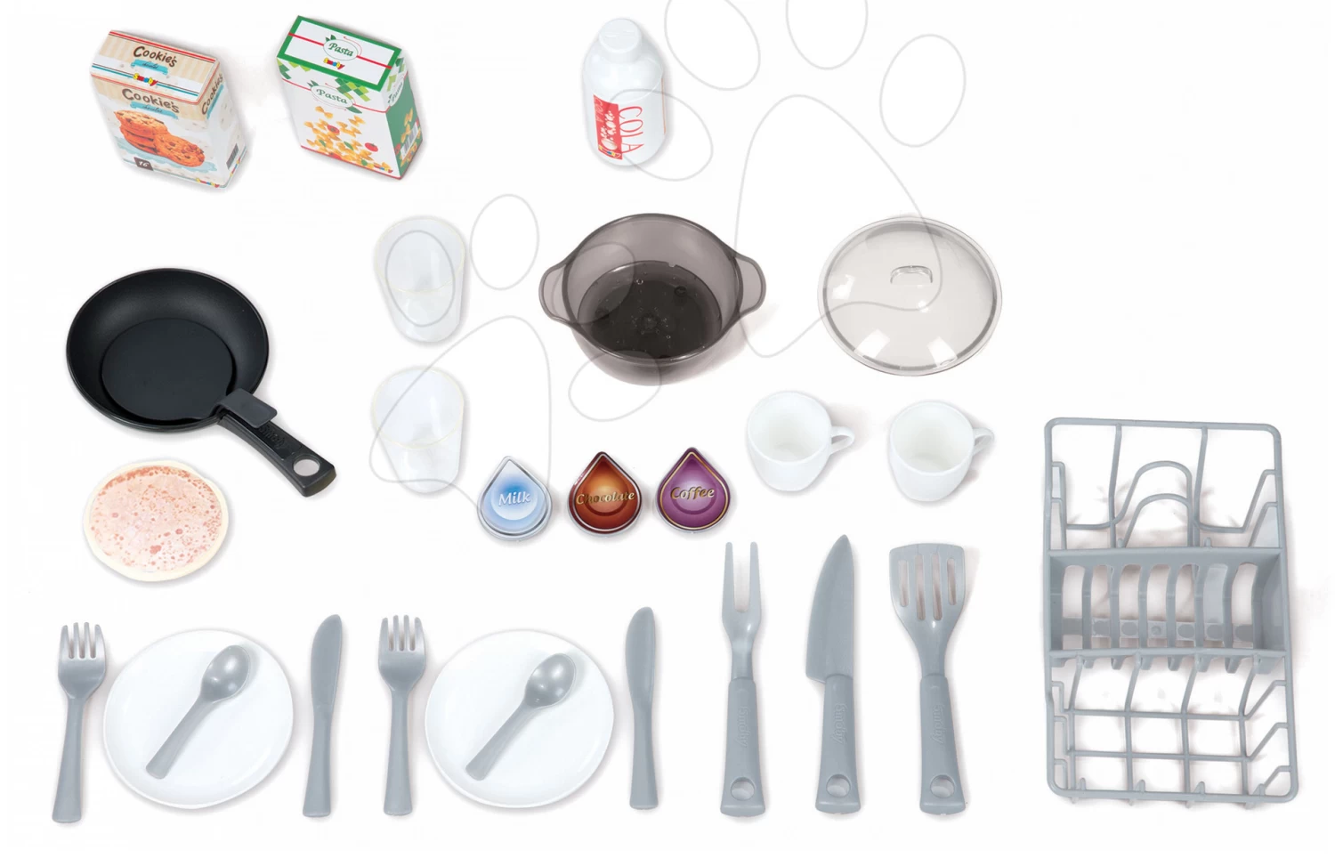 Küche Tefal Studio Bubble Smoby Elektronisch Mit Zaubersprudeln, Soda, Kaffeemaschine Und 26 Zubehörteilen Türkis-grau 8 Küche Tefal Studio Bubble Smoby Elektronisch Mit Zaubersprudeln, Soda, Kaffeemaschine Und 26 Zubehörteilen Türkis-grau – Bild 8