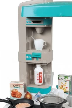 Küchenset Tefal Studio Bubble Smoby Türkis Elektronisch Mit Magischem Sprudeln Frühstücksset Hello Kitty In Einer Tasche -Smoby 311023 f smoby kuchynka 3