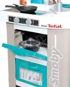 Küchenset Tefal Studio Bubble Smoby Türkis Elektronisch Mit Magischem Sprudeln Und Waffeleisen Mit Mixer, Kaffeemaschine Und Waffeln -Smoby 311023 j smoby kuchynka 5