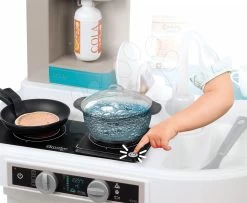 Küchenset Tefal Studio Bubble Smoby Türkis Elektronisch Mit Magischem Sprudeln Und Waffeleisen Mit Mixer, Kaffeemaschine Und Waffeln